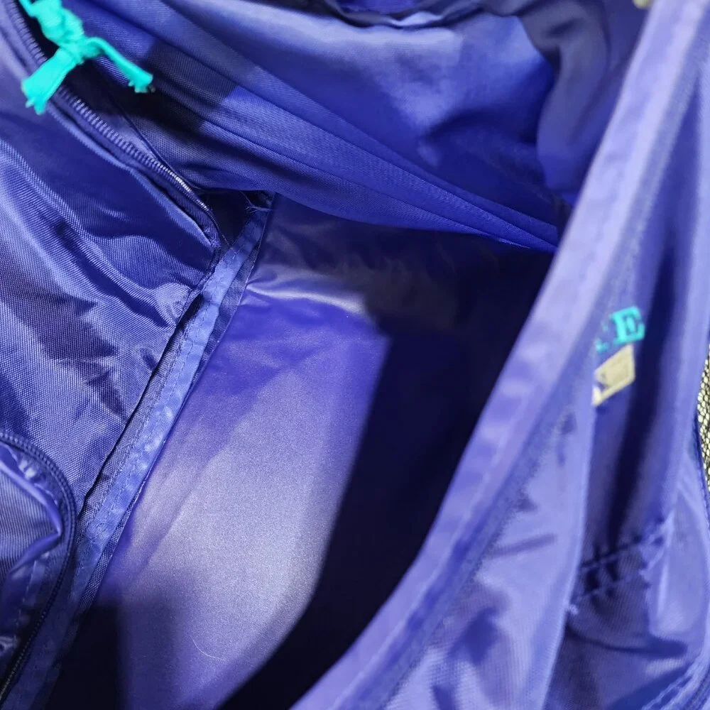 Ultimate Sport Duffle Bag Blue with Teal Accent
